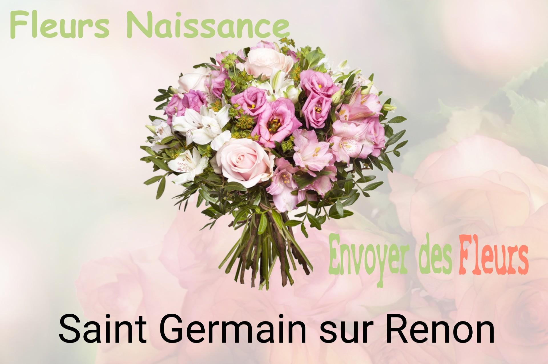 Bouquet de fleurs de naissance livré à Saint-Germain-sur-Renon